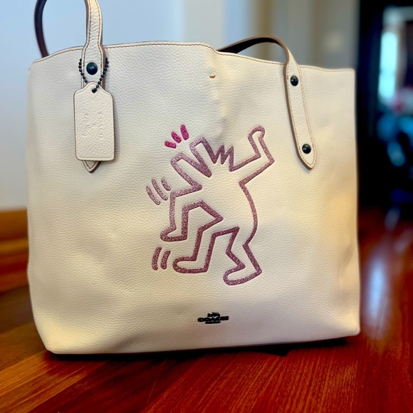 Coach Handbags - Coach X Keith Haring dancing dog market tote
